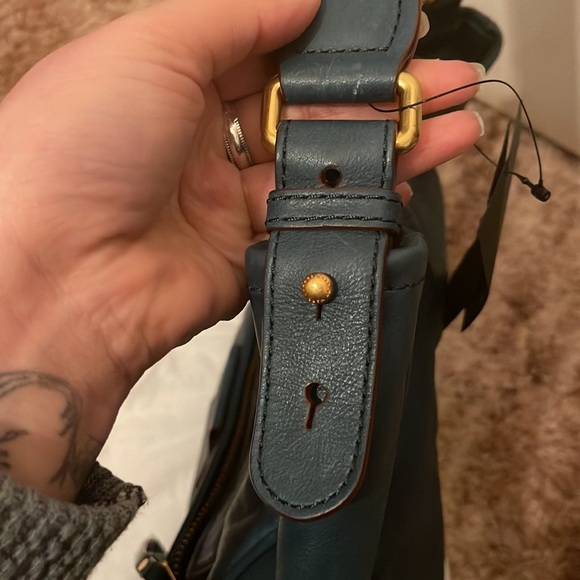 MARC BY MARC JACOBS- teal moto shoulder bag ✨NWT✨ - Picture 6 of 16